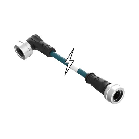 Molex MIC 4P M/MP ULOCK ST/90 1M 1201080098